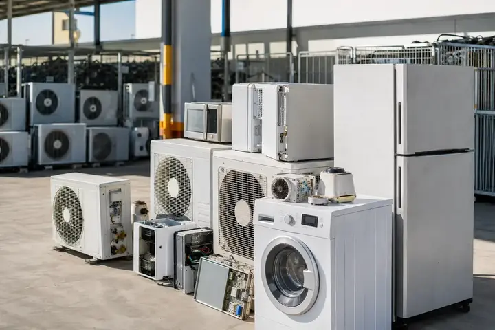 Used AC and appliance scrap collection