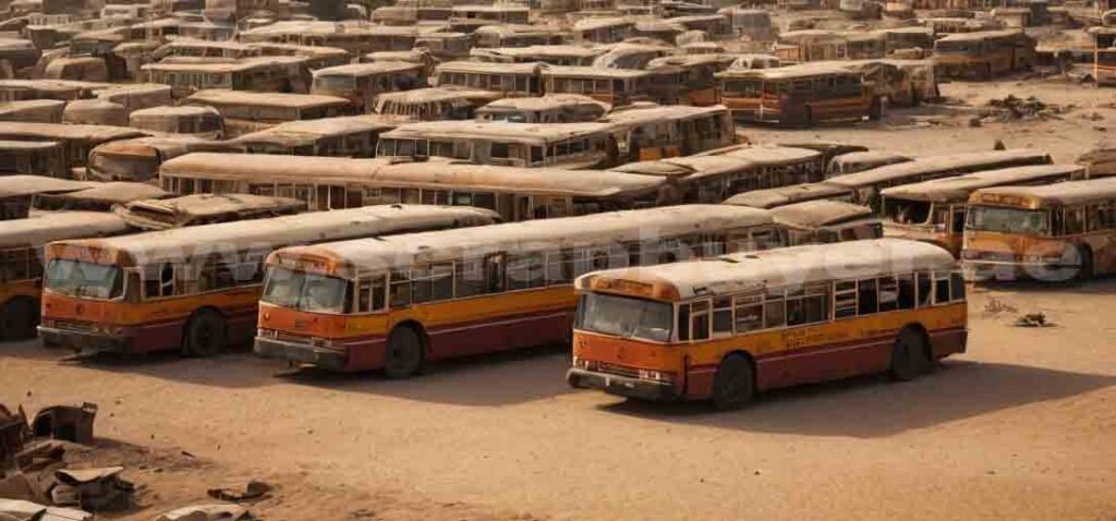 scrap bus in abu dhabi