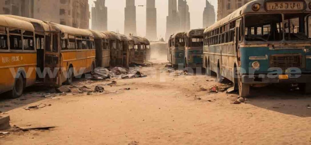 scrap bus in dubai